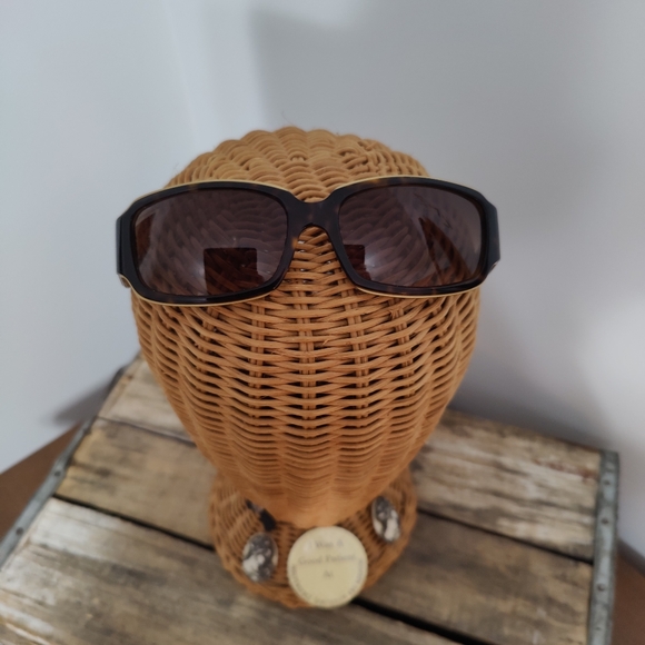 Chanel sunglasses Authentic chic brown tortoise shell Logos - Picture 14 of 16